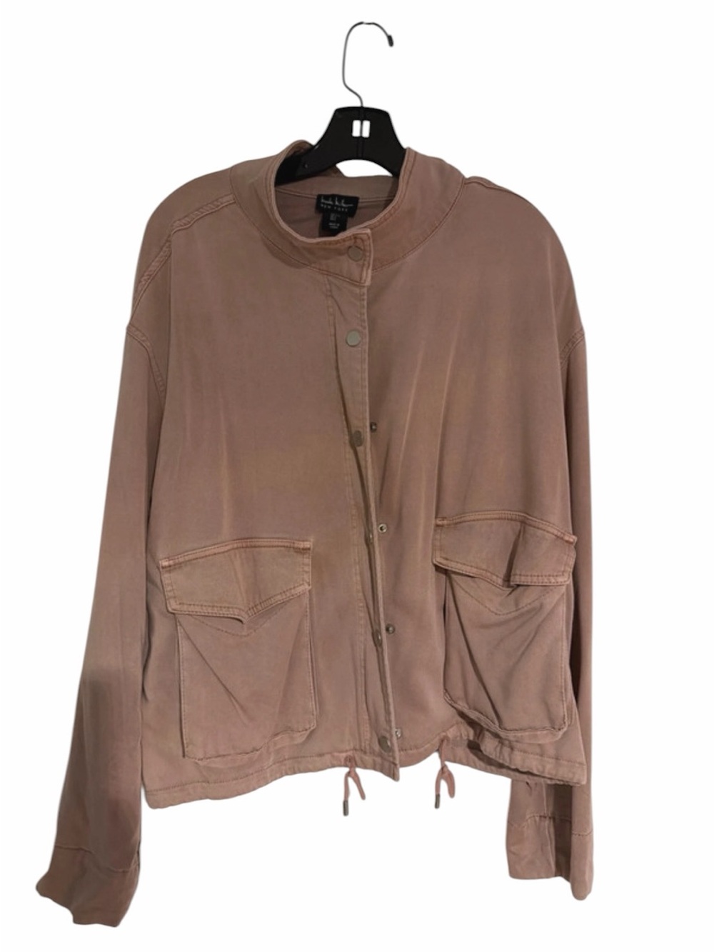 Nicole Miller Dusty Mauve Utility Jacket